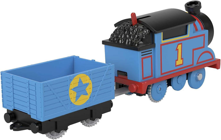 Thomas & Friends Motorized Toy Train Thomas Battery-Powered Engine with Cargo for Preschool Pretend Play