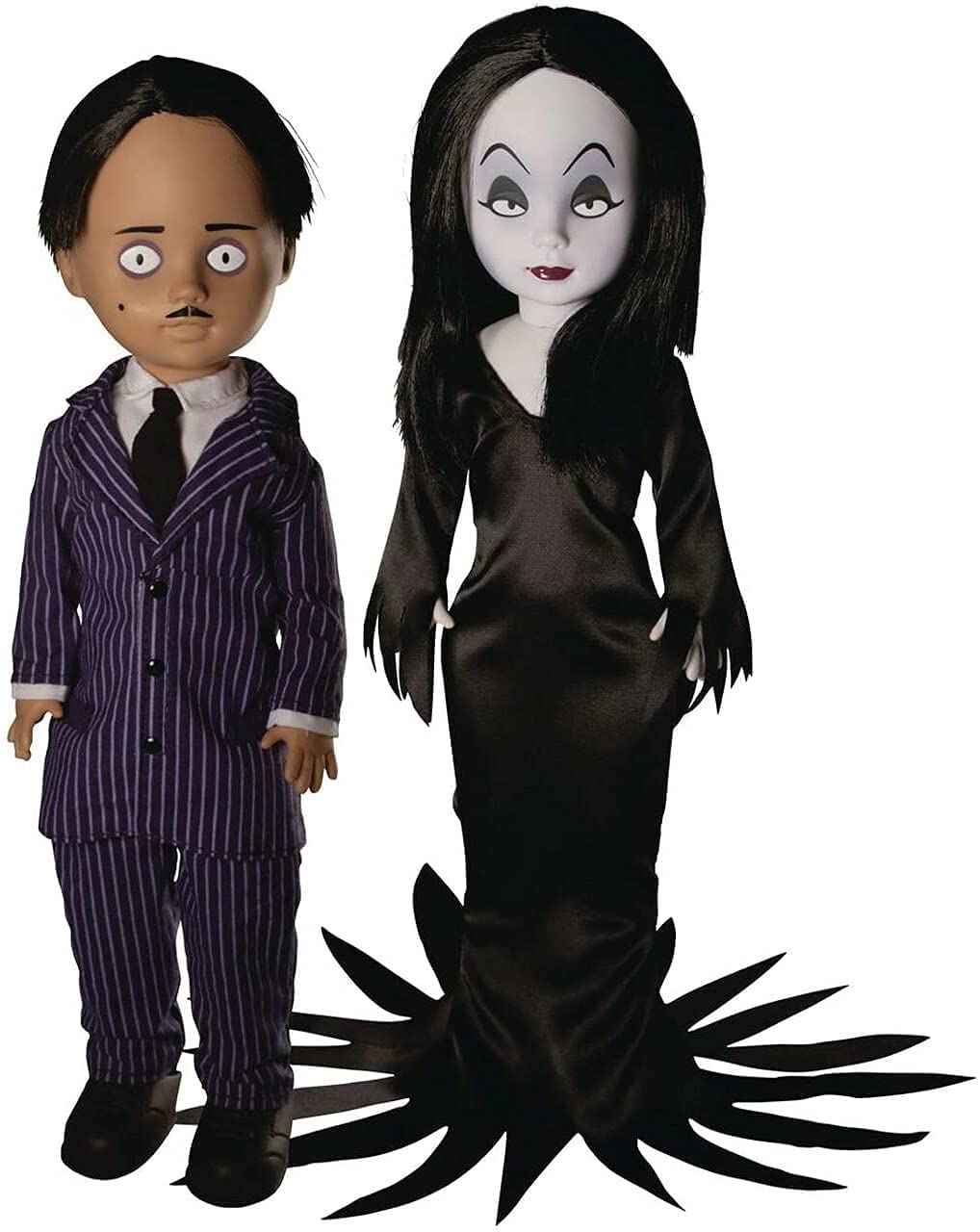 Gomez & Morticia (The Addams Family) Living Dead Dolls Mezco Figures