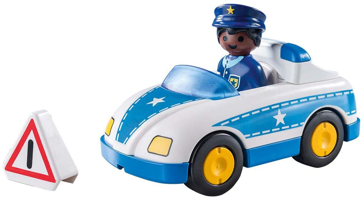 Playmobil 9384 1 2 3 Police Car with Trailer Hitch