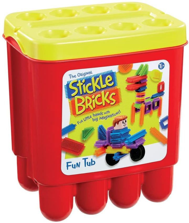 Stickle Bricks TCK07000 Hasbro Stick Fun Tub, Multi-Color
