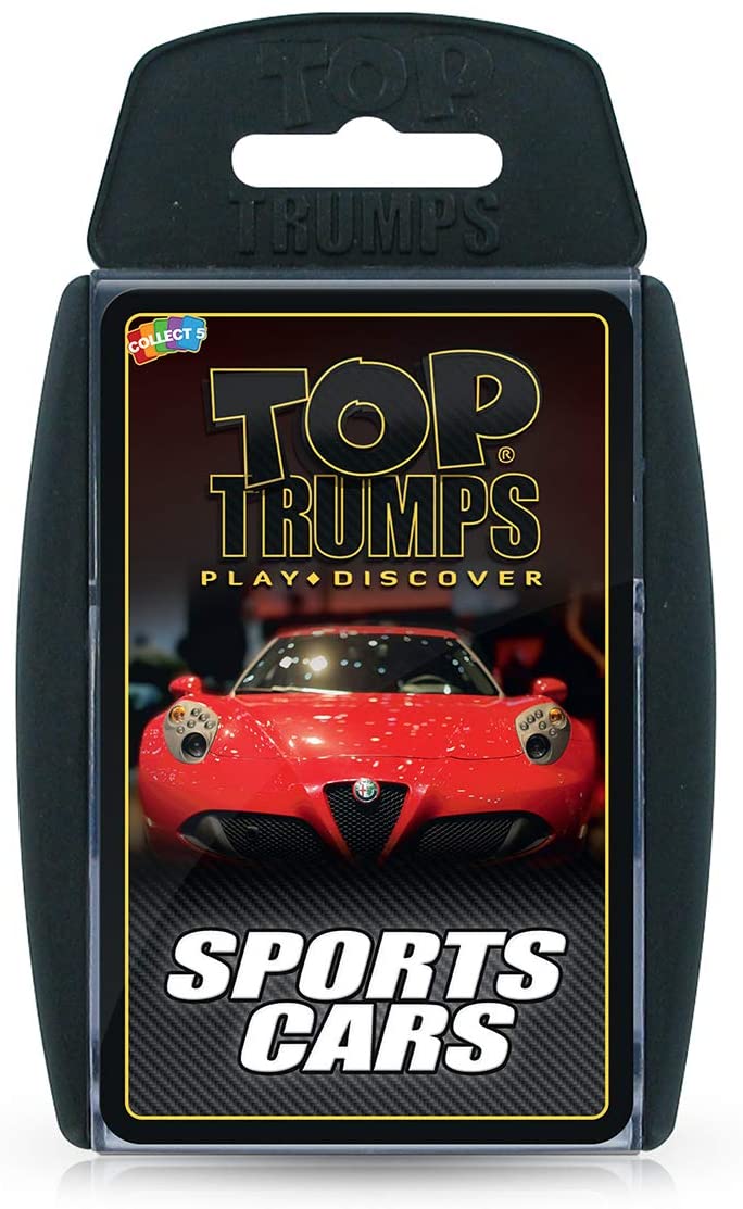 Sports Cars Top Trumps Card Game