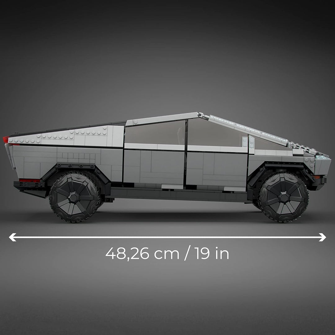 MEGA Tesla-Fahrzeugbauspielzeug für Erwachsene, Cybertruck-Sammler-Truck mit 3283 Teilen und Zubehör, GWW84