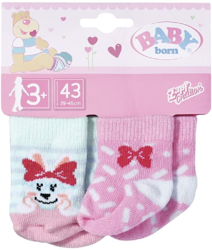 Baby Born 831755 Assorted 43cm Set of 2-for Toddlers 3 Years & Up-Easy for Small