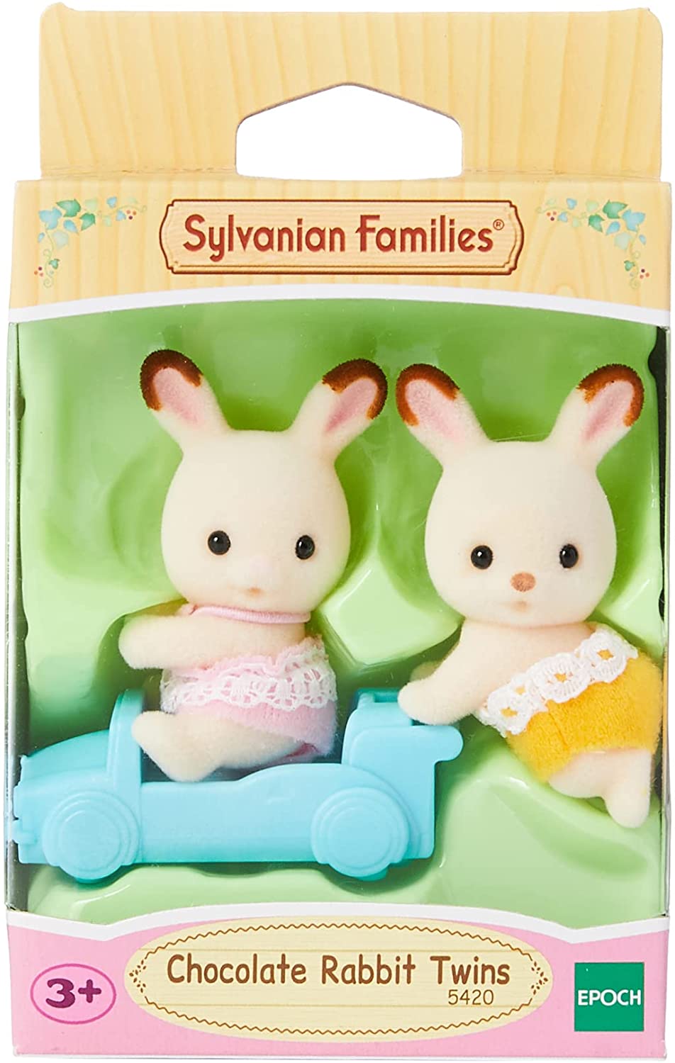 Sylvanian Families 5420 Chocolate Rabbit Twins Set