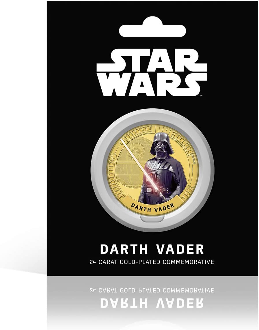 The Koin Club Star Wars Gifts Episode IV - VI Collectable Gold Coin - Darth Vade