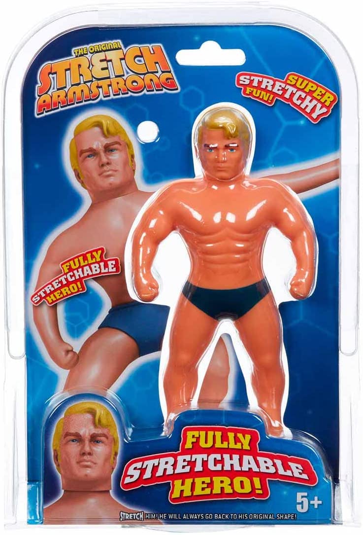 AB Gee abgee 674 07484 EA The Original Mini Stretch Armstrong-New Pack, red