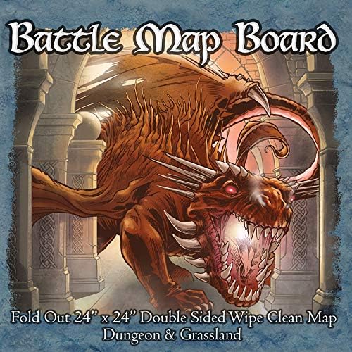 Loke Battlemats Battle Map Board - Dungeon & Grassland