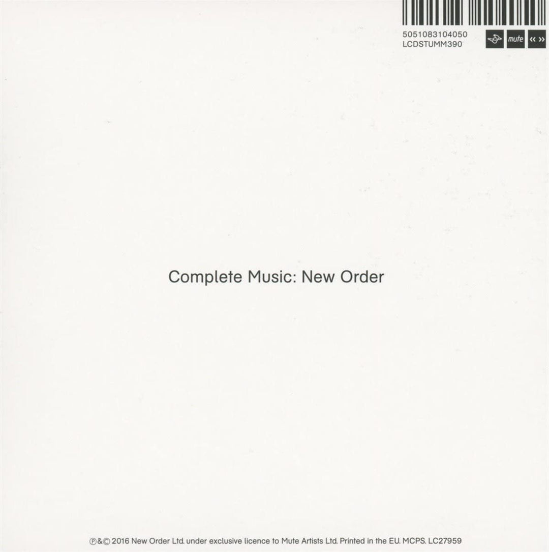 New Order - Complete Music [Audio CD]