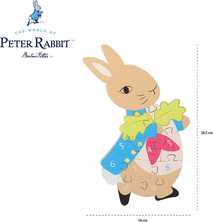 Peter Rabbit Wooden Number Puzzle