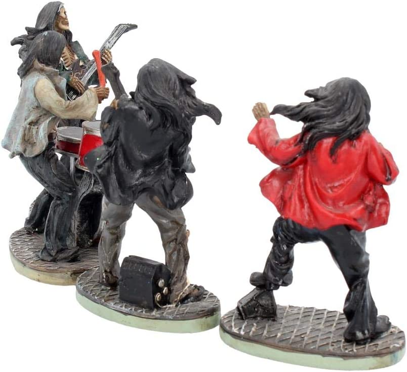 Nemesis Now NEM3962 One Hell Of A Band! (Set of Four) Figurine 10 cm Ivory