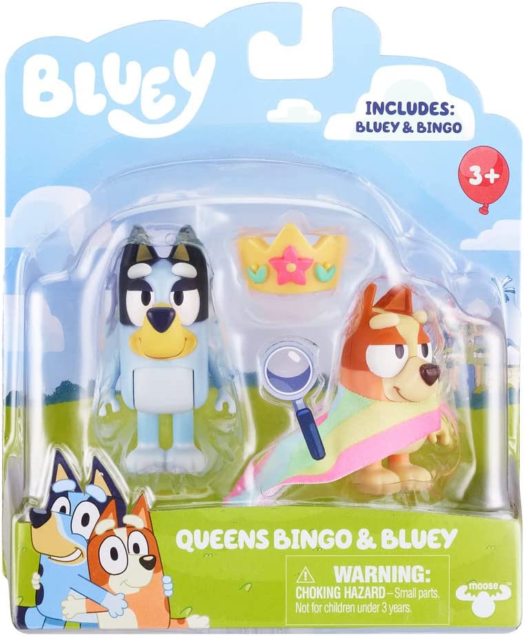 Bluey Queens Bingo & Bluey Figure 2 Pack
