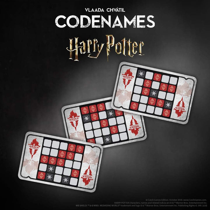 Codenames Harry Potter Edition Party Board Game by Vlaada Chvatil USAopoly