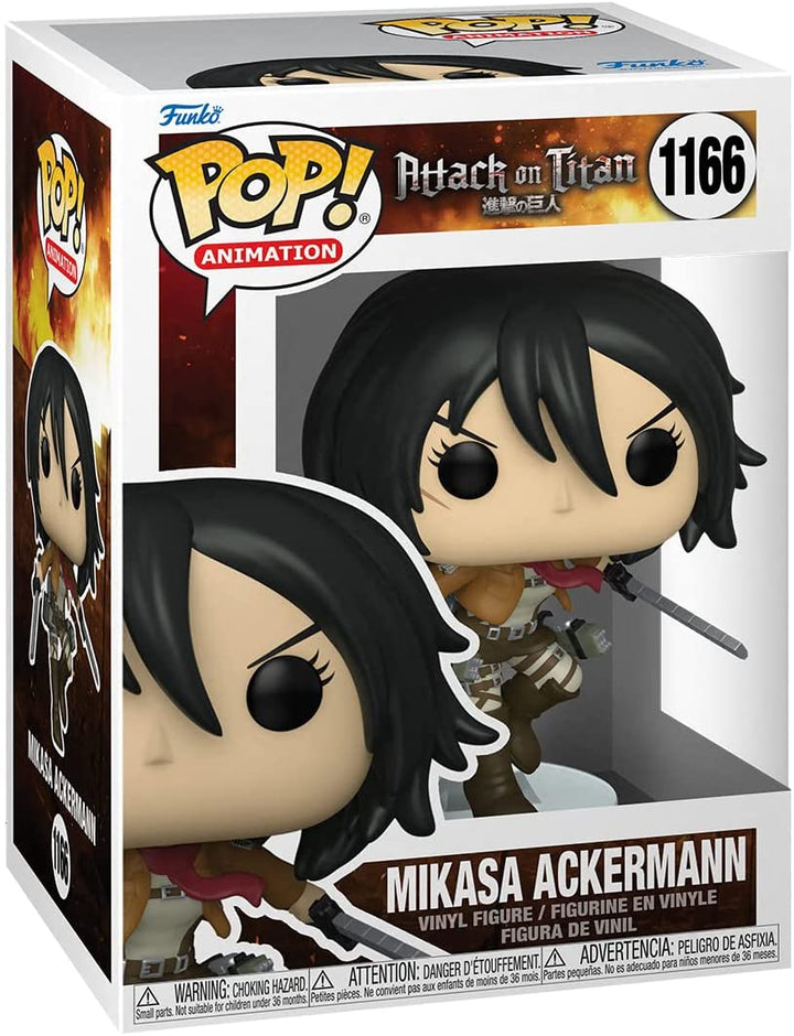 Pop! Animation: Attack On Titans - Mikasa Ackerman Funko 57981 Pop! Vinyl #1166