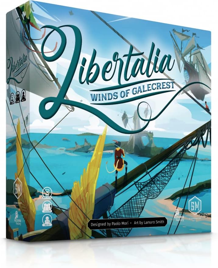 Stonemaier Games | Libertalia: Winds of Galecrest | Board Game | Ages 14+ | 1-6 Players