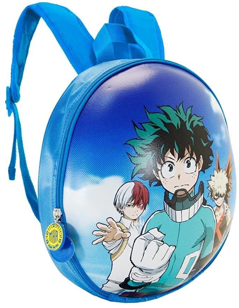 My Hero Academia 1 2 3 Action-Eggy Rucksack – Blau