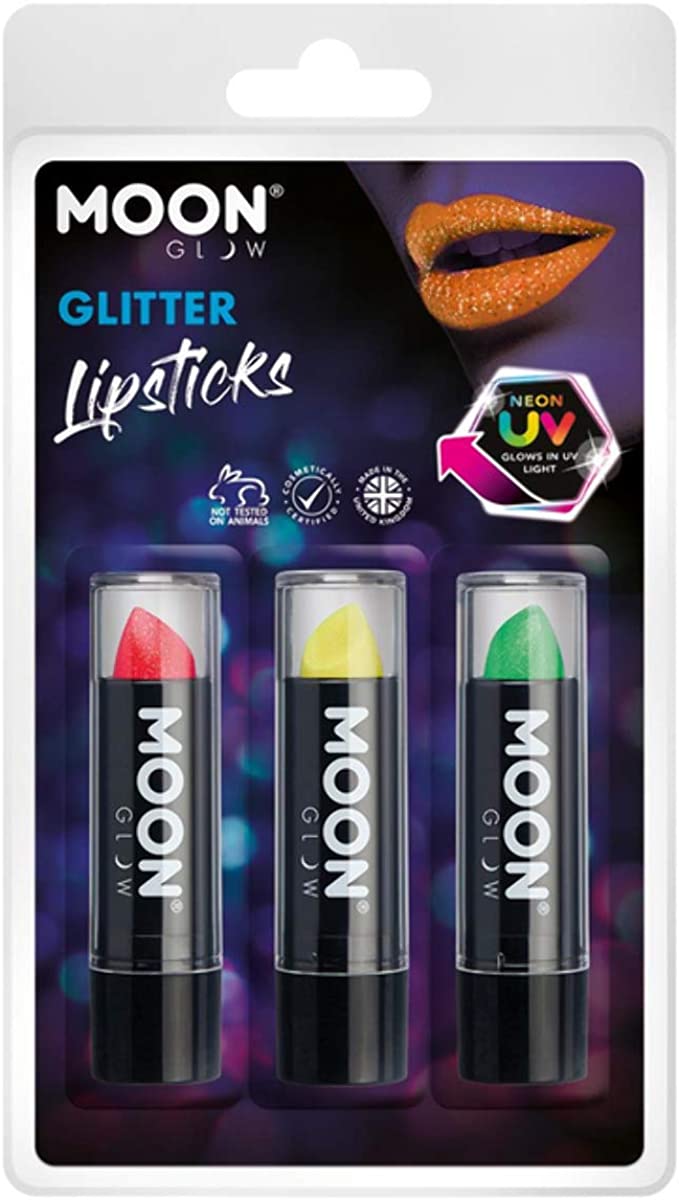 Moon Glow - Neon UV Glitter Lipstick