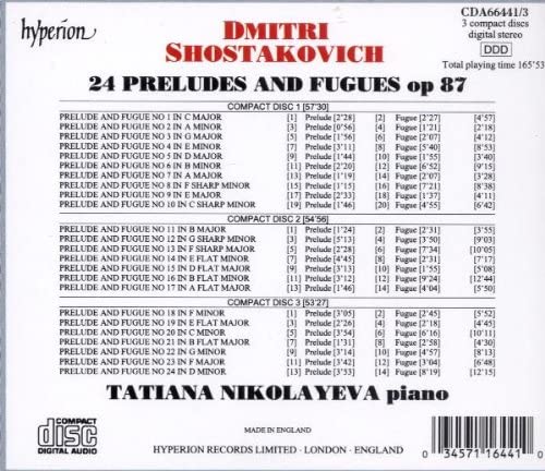 Dmitry Shostakovich - Shostakovich: 24 Preludes & Fugues [Audio CD]