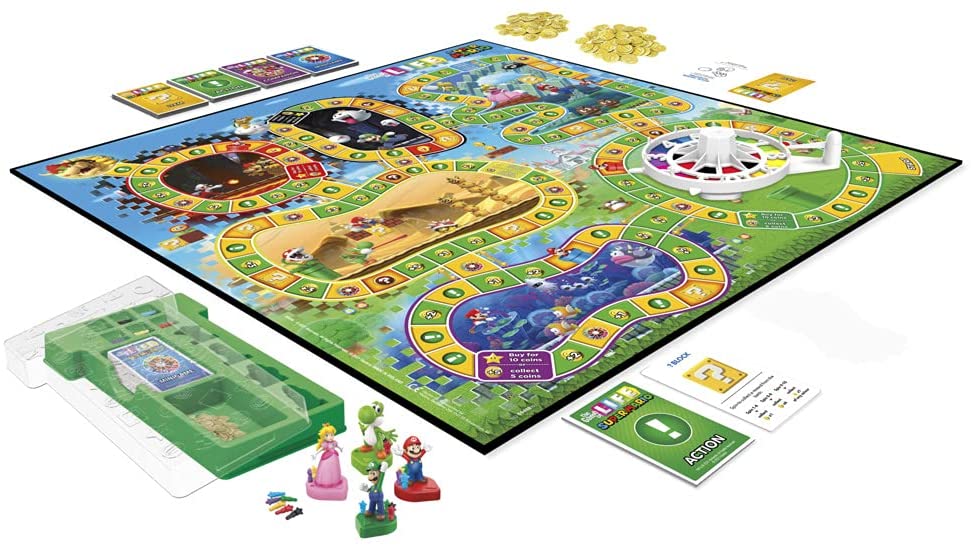 Hasbro Gaming Das Spiel des Lebens: Super Mario Edition, Brettspiel für Kinder ab 8 Jahren