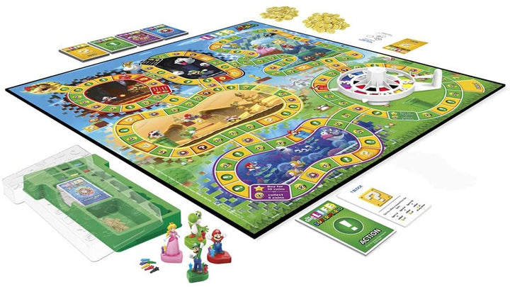 Hasbro Gaming The Game of Life: Super Mario Edition Board Game for Children Aged 8 and Up