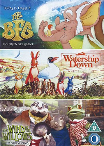 The BFG / Watership Down / The Wind in the Willows DVD Box Set - Family/Fantasy [DVD]