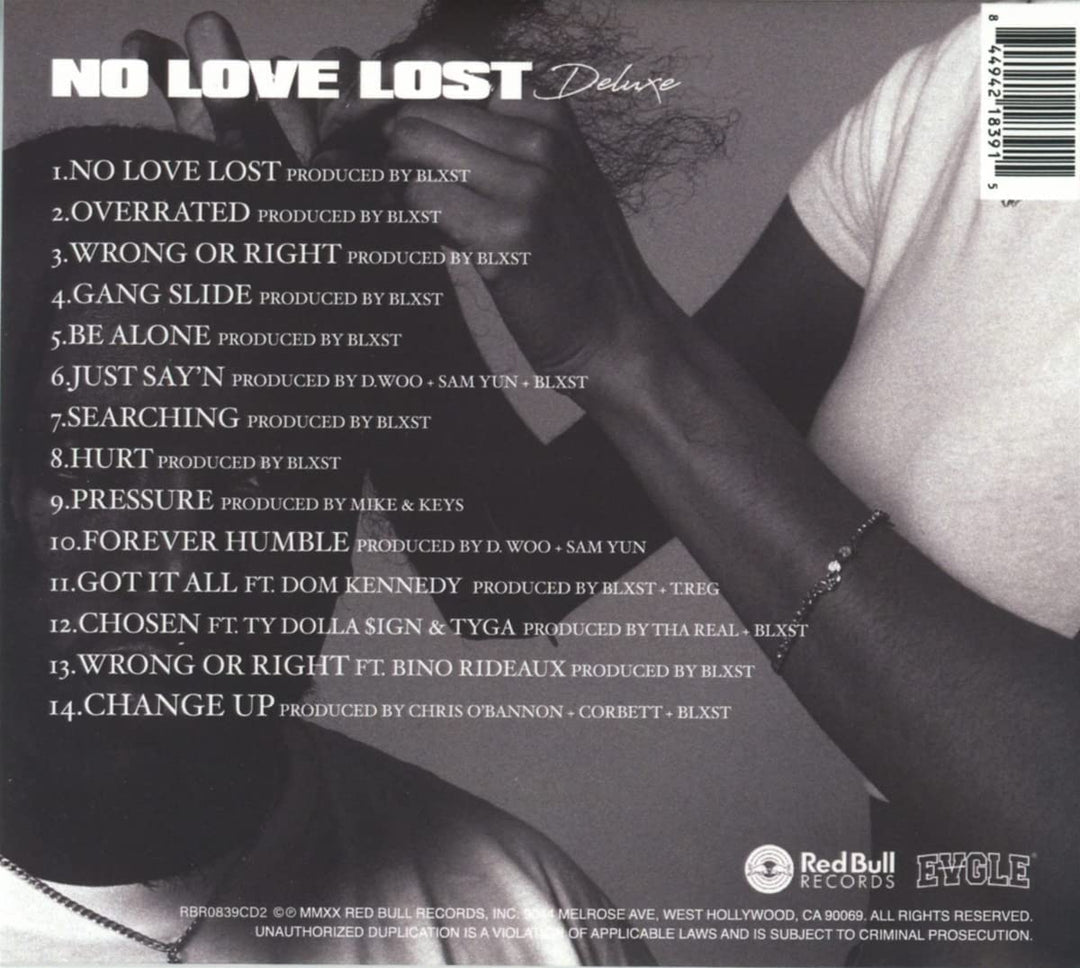 Blxst - No Love Lost (Deluxe) [Audio CD]