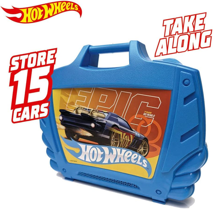 Hot Wheels storage car case I Stores upto 15 cars I Easy Grip Carrying Handle