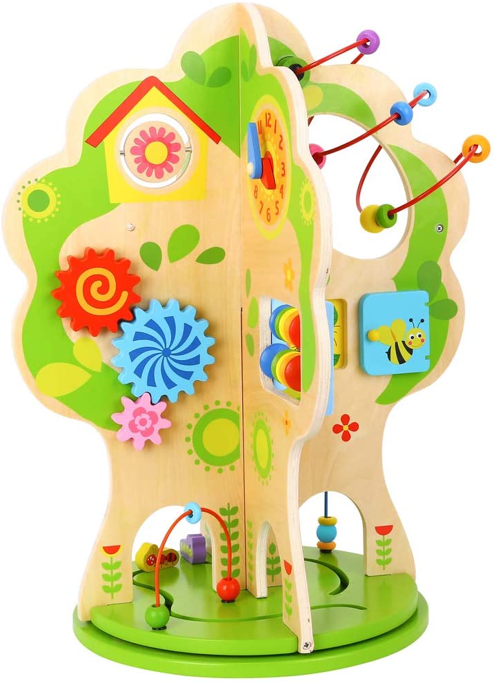 AB Gee abgee 921 TKC561A EA Wooden Activity Tree, Multi-colord