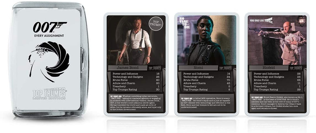 James Bond Every Assignment Top Trumps Limited Editions Card Game