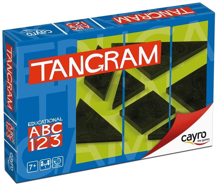 Cayro - Tangram in Cardboard Box - Reasoning and Creativity Game - Board Game - Development of Cognitive Skills and Multiple intelligence - Board Game (123/A)