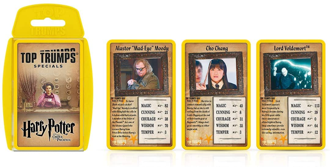 Harry Potter and the Order of the Phoenix Top Trumps Specials Card Game