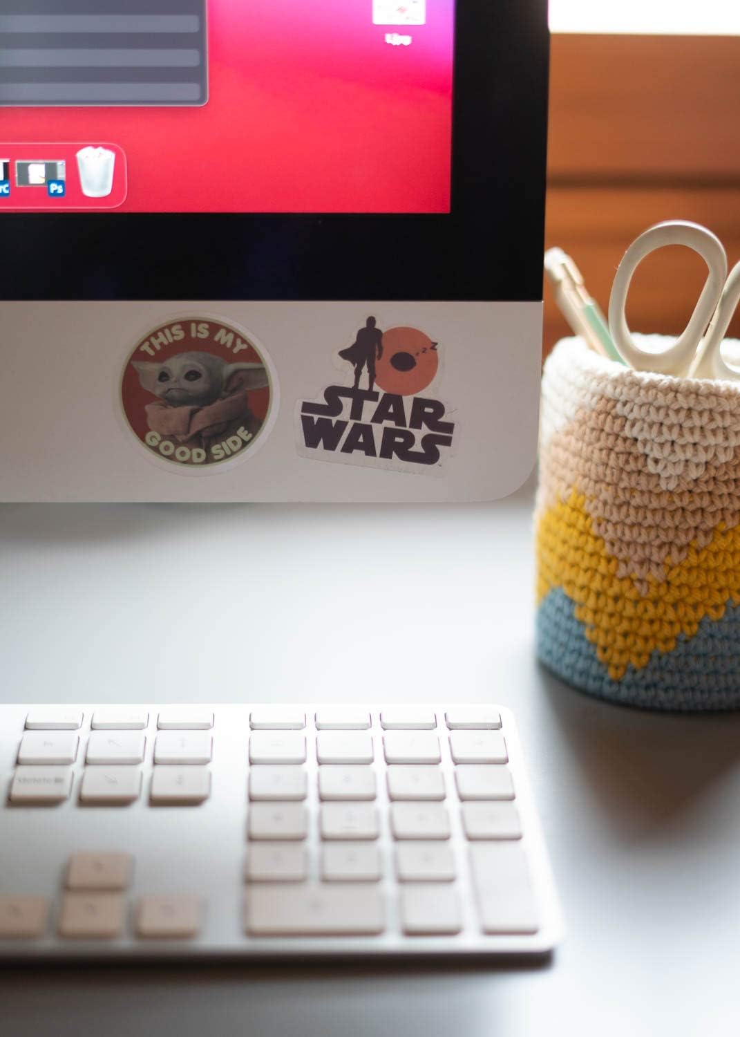 Grupo Erik Star Wars The Mandalorian Gadget Decals - Grogu The Child Baby Yoda Waterproof & Removable Stickers