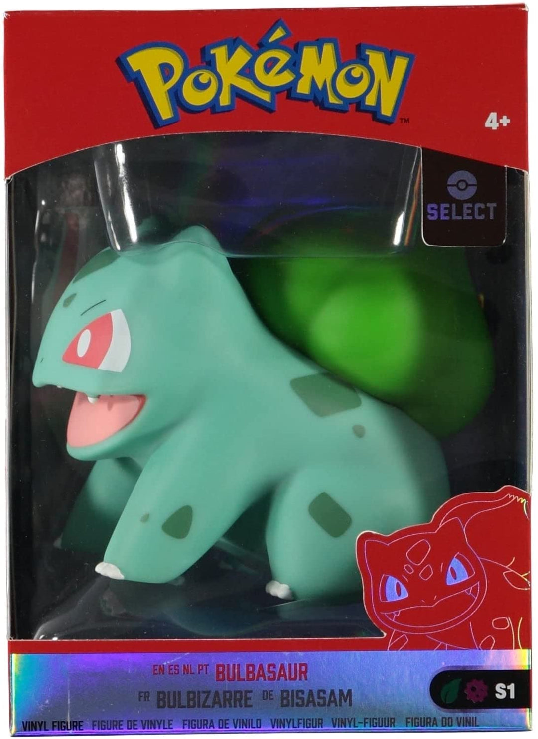 Pokemon 4in Kanto Vinyl Figure - Bulbasaur