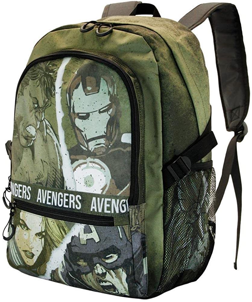 KARACTERMANIA Unisex Kid's Avengers Backpack Fight HS Fan Shout 31X18X44 cm, Mul