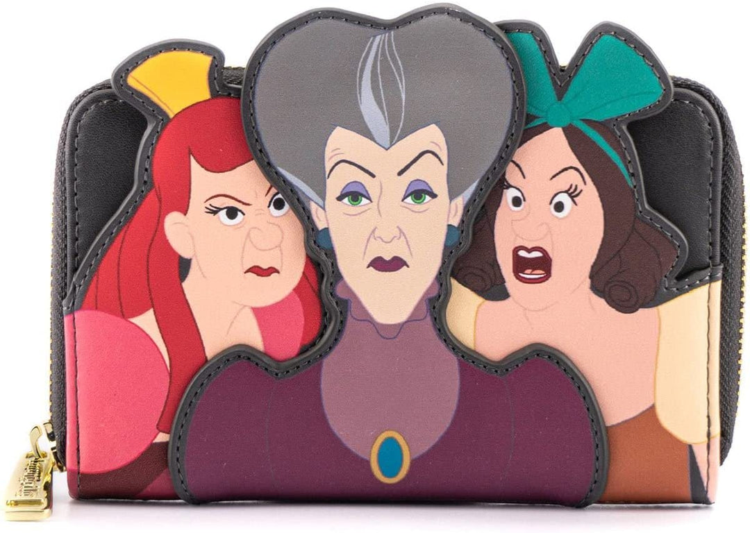 Loungefly Disney Villains Scene Evil Stepmother and Stepsisters Purse / Wallet