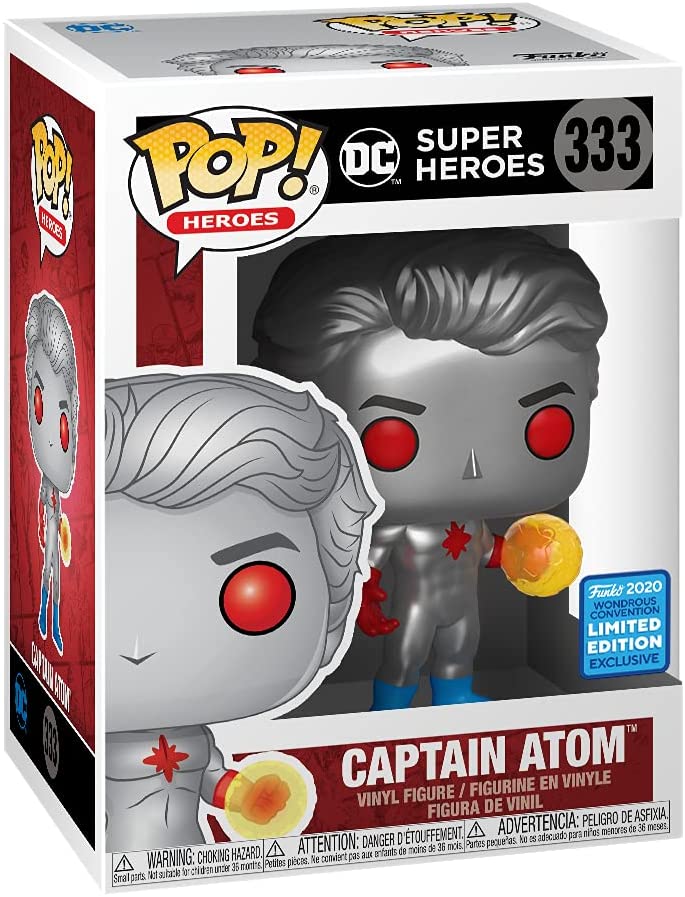 DC Super Heroes Captain Atom Exclusive Funko 46307 Pop! Vinyl #333