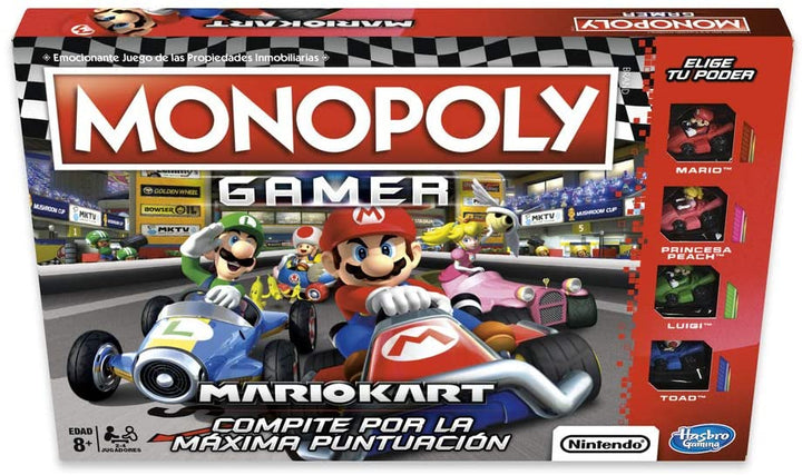 Monopoly – Gamer Mario Kart, Multicoloured (Hasbro E1870105)