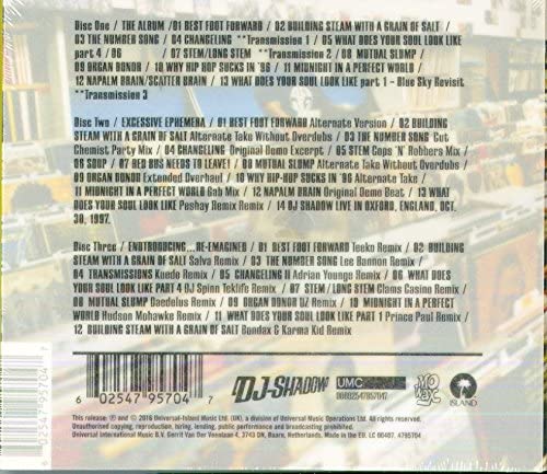 DJ Shadow – Endtroducing (20th Anniversary)explicit_lyrics [Audio CD]