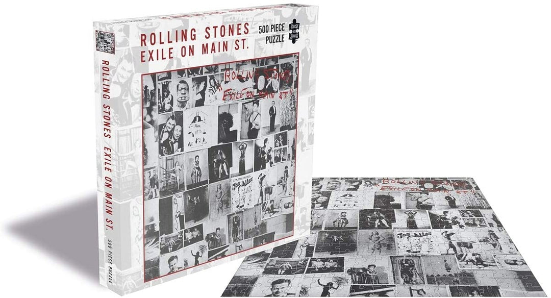 Rolling Stones The Jigsaw Puzzle Exile On Main Street Cover Official 500 Piece One Size