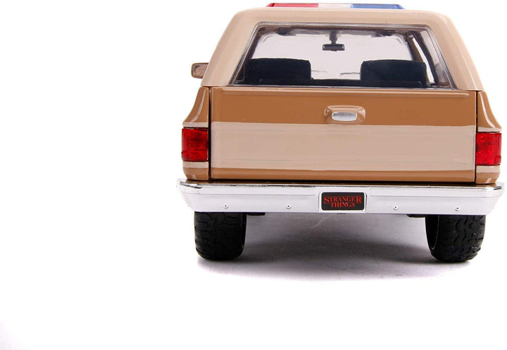 Jada Toys 253255003 Stranger Things Coche Chevy K5 Blazer Metal 1980 Con Placa 1:24 Chevrolet Things - Yachew