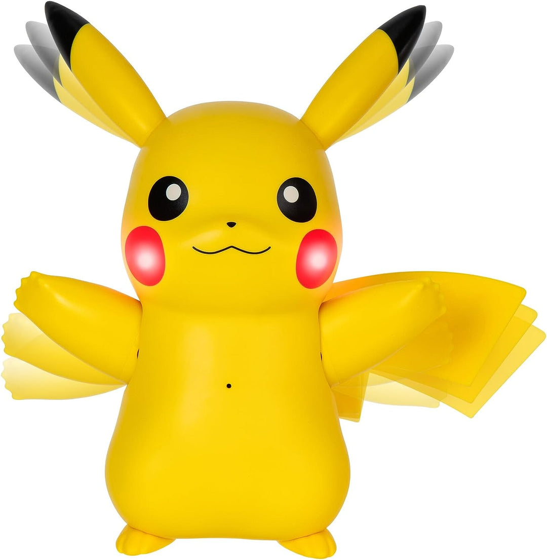 Pokémon Train and Play Deluxe Pikachu - 4.5-Inch Pikachu Figure with Lights, Sounds, and Moving Limbs plus Interactive Accessories