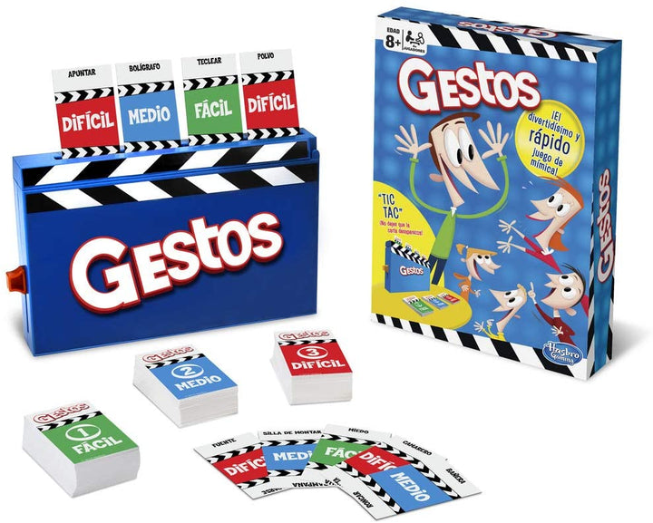 Hasbro Gaming Gestures, Table Games Spanish Version, Multicoloured (Hasbro b0638105)