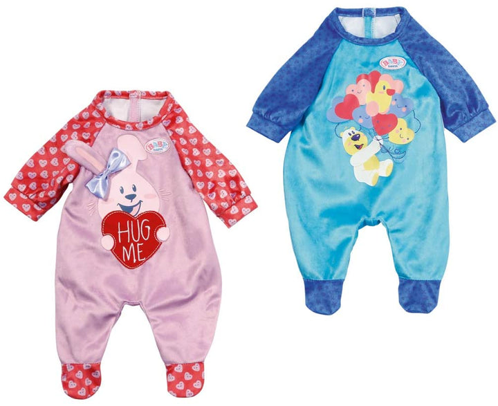 BABY born 828250 Rompers 43 cm-for Toddlers 3 Years & Up-Easy for Small Hands-Adorable Designs-Includes Romper & Hanger (Assorted Colors, 1 Piece)