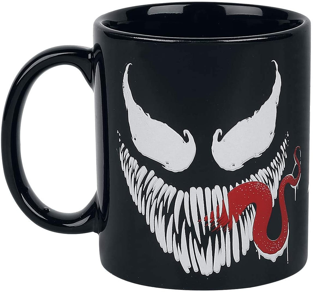 Marvel Comics MG25085C-Multi Coloured-11oz/315ml Venom (Face) Coffee Mug
