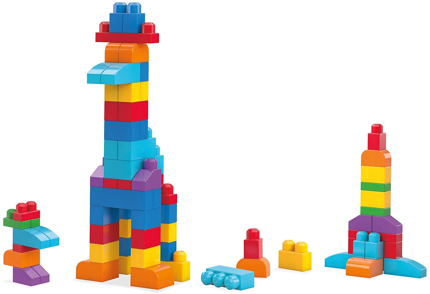 Mega Bloks First Builders Big Building Bag Playset - 60-Piece Building Set for Toddlers 1+ 9