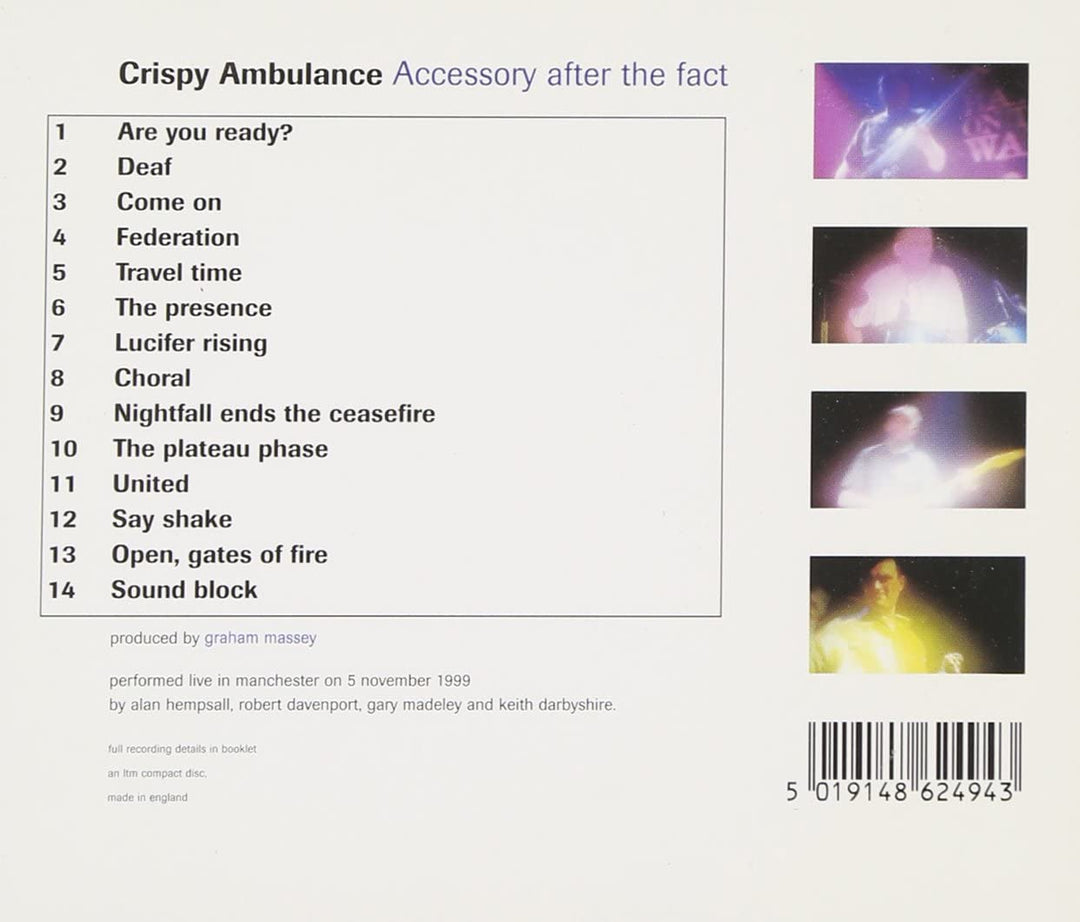 Crispy Ambulance - Accessory After The Fact [Audio CD]