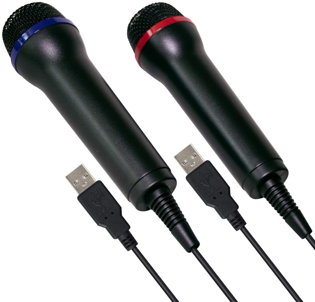iMP Tech Universal Duets Twin USB Microphone Pack (PS4/Xbox One/Xbox 360/PS3/PC DVD)