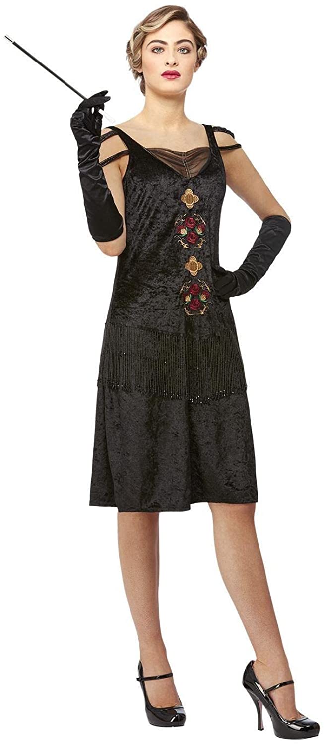 Smiffys 51533M Officially Licensed Peaky Blinders Polly Gray Costume, Women, M - UK Size 12-14