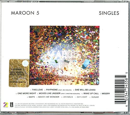 Singles - Maroon 5 [Audio CD]