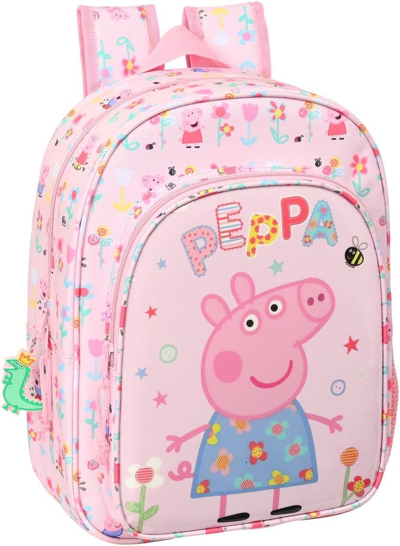 Safta - (612272185) Small Backpack 34 Cm Peppa Pig "Having Fun"