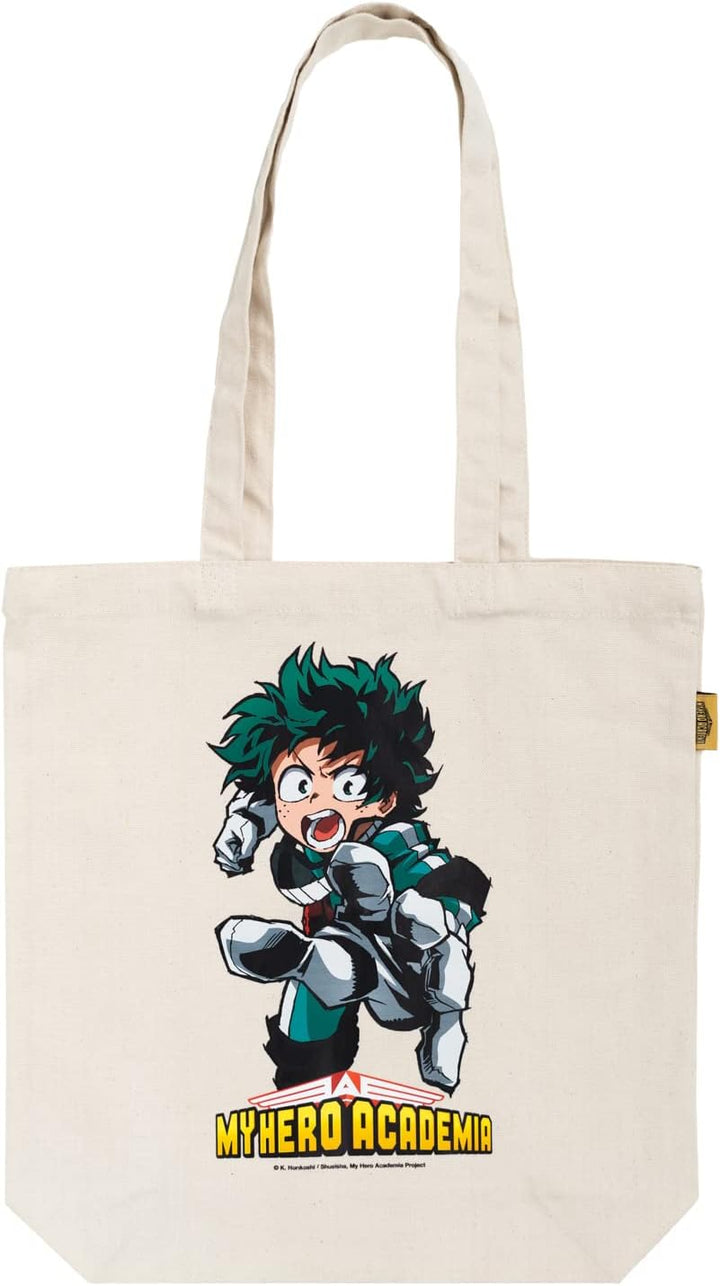 Grupo Erik Unisex's Cotton Tote Bag, Hero Academia, one Size Cotton Bag